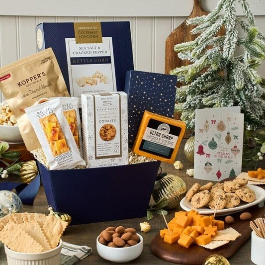 Winter Wonderland Holiday Basket Gift of Holiday Foods by GourmetGiftBaskets.com