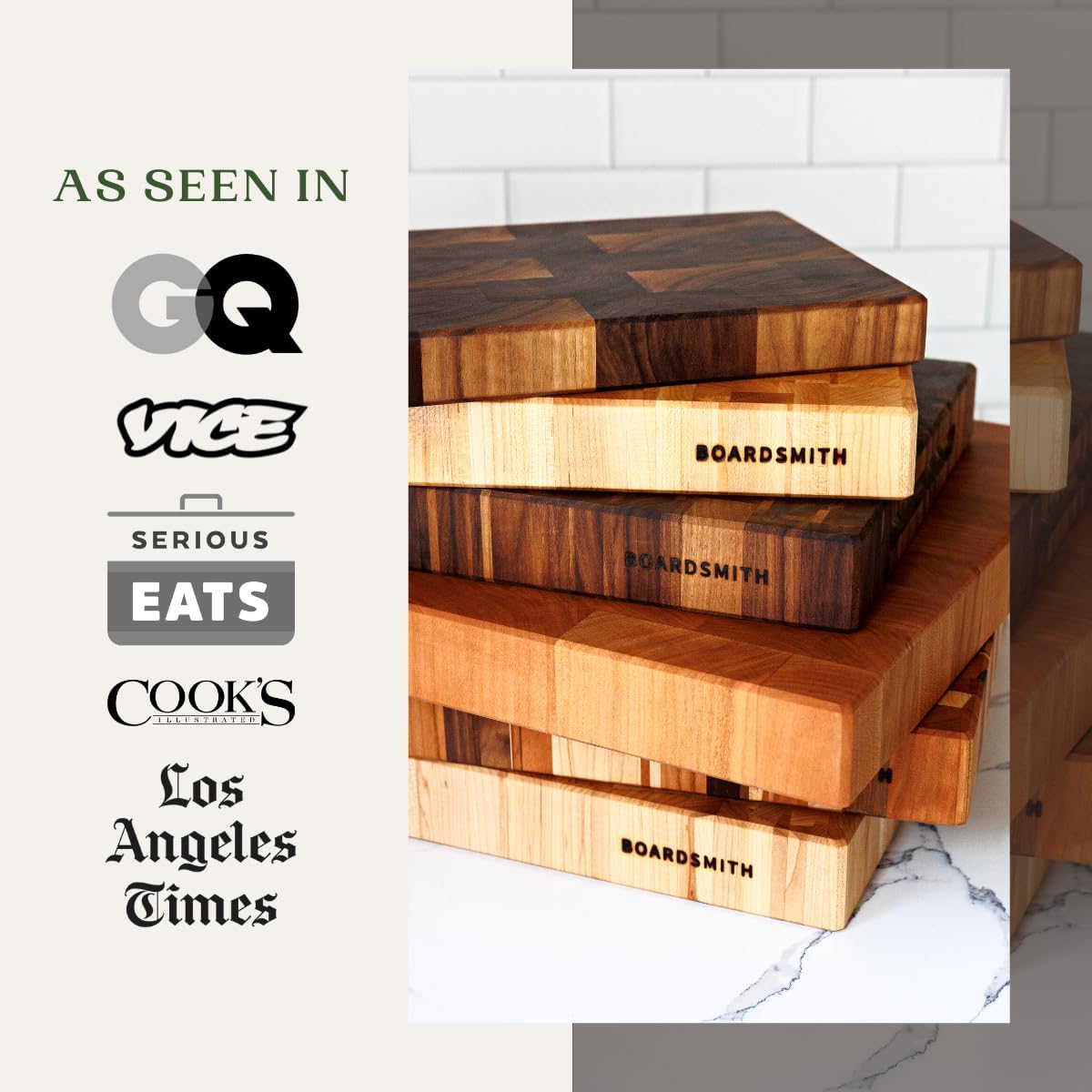 The Boardsmith Cutting Board Oil and Board Butter Set - Premium Cutting Board Wax and Food Grade Mineral Oil Cutting Board Kit - Butcher Block Conditioner (Medium)