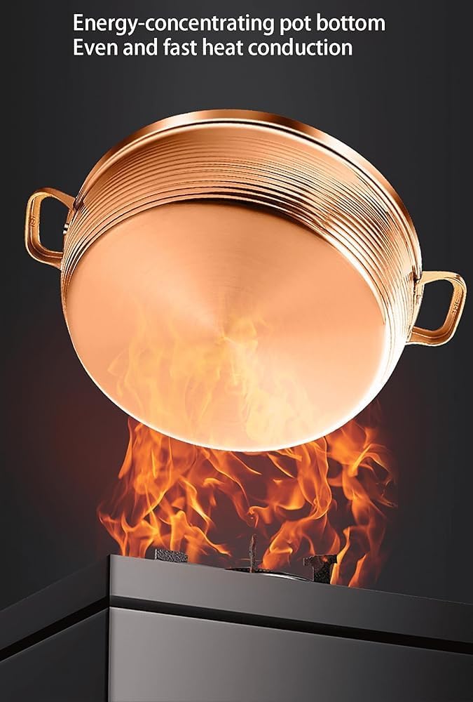 26cm Gold 304 Stainless Steel Moroccan Tagine Pot – Non-Stick Slow Cooker with High Lid, Suitable for Electromagnetic Cookers, Ideal for Stews, Seafood & Dry Cooking