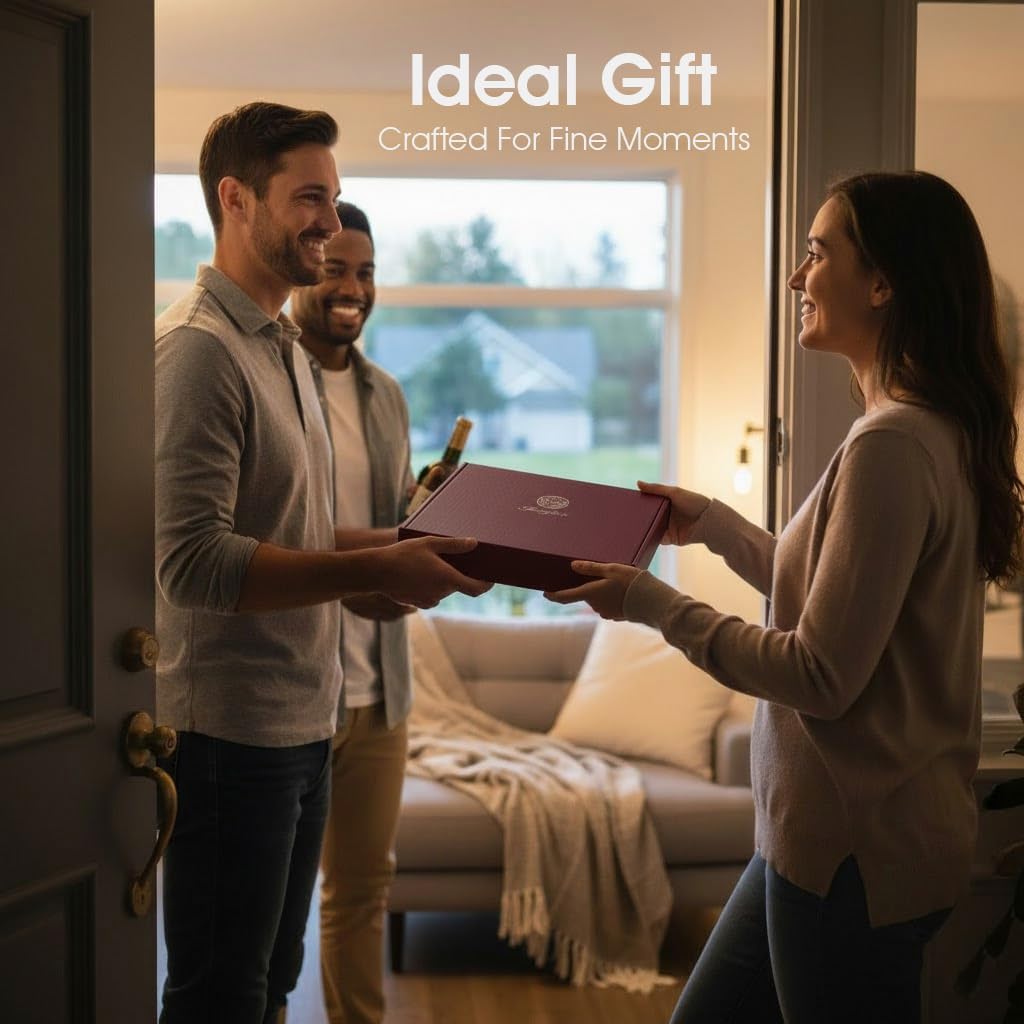 Acacia Wood Charcuterie & Pizza Board Set with Pizza Cutter โ Premium Multi-Purpose Pizza Serving Board for Cheese, Bread, Fries, Appetizers โ Rustic Cutting Board for Entertaining & Gift Giving