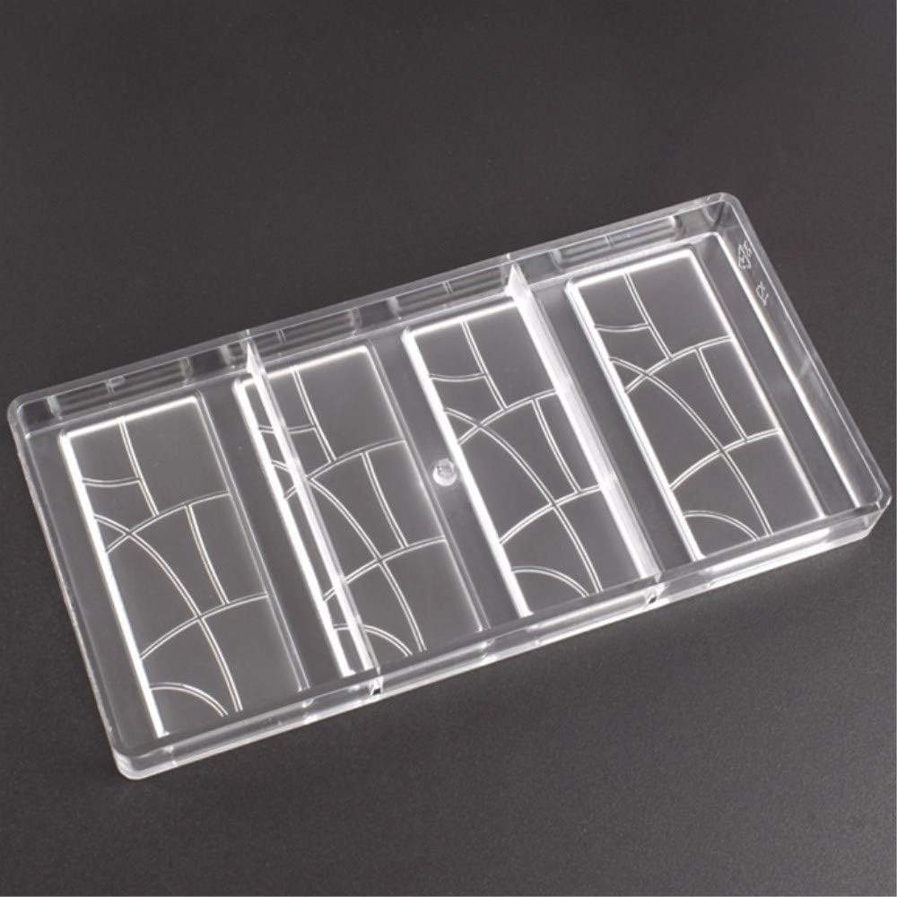 Grainrain polycarbonate chocolate mold polycarbonate chocolate bar mould 4 cavities (19394)