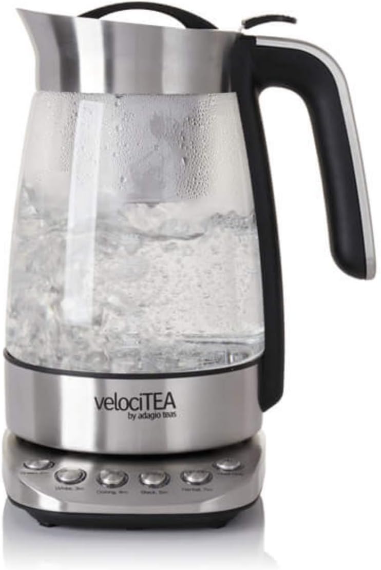 Electric Tea Maker With Variable-Temperature Settings and Keep-Warm Feature