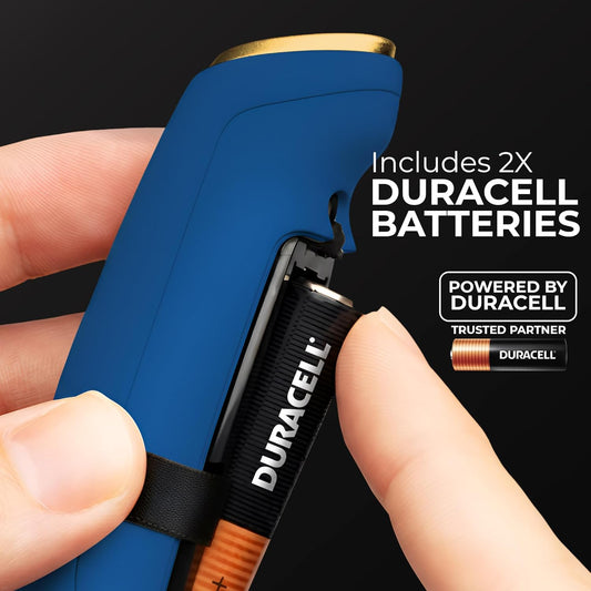 Zulay Kitchen Patented Tornado Triple Whisk Milk Frother with 4 Duracell Batteries – Handheld Foam Maker for Coffee, Lattes, Matcha & Hot Chocolate – Rich, Creamy Froth in Seconds