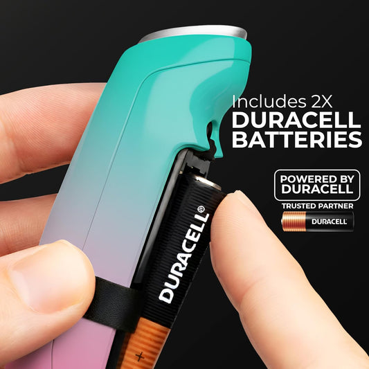 Zulay Kitchen Patented Tornado Triple Whisk Milk Frother with 4 Duracell Batteries – Handheld Foam Maker for Coffee, Lattes, Matcha & Hot Chocolate – Rich, Creamy Froth in Seconds