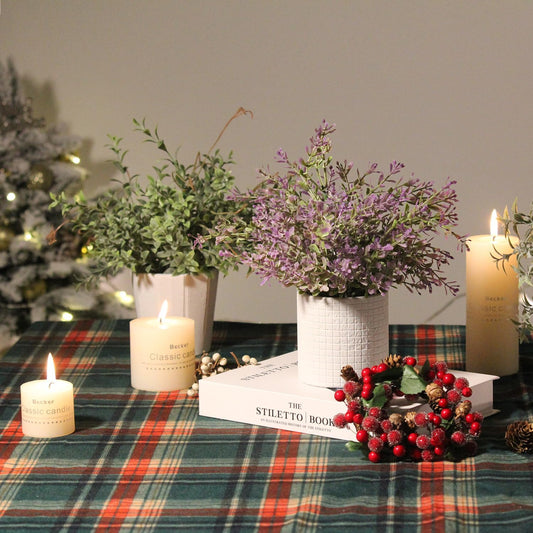 3 Pack Small Fake Plants for Home Decor, Artificial Plants Indoor, Small Faux Plants Indoor for Kitchen Bathroom Farmhouse Office Room Decor