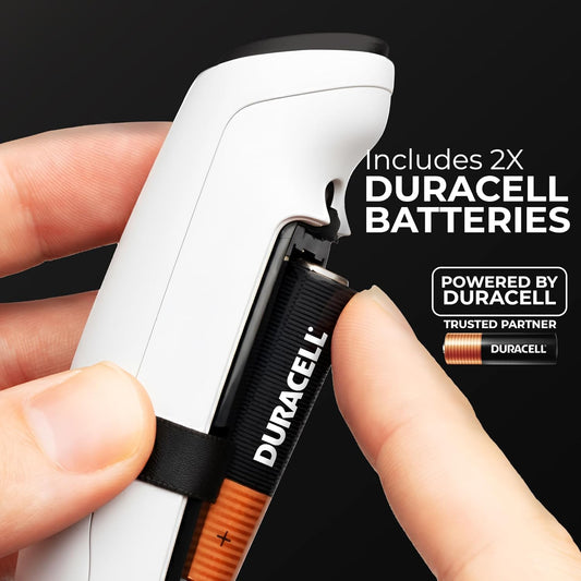 Zulay Kitchen Patented Tornado Triple Whisk Milk Frother with 4 Duracell Batteries – Handheld Foam Maker for Coffee, Lattes, Matcha & Hot Chocolate – Rich, Creamy Froth in Seconds