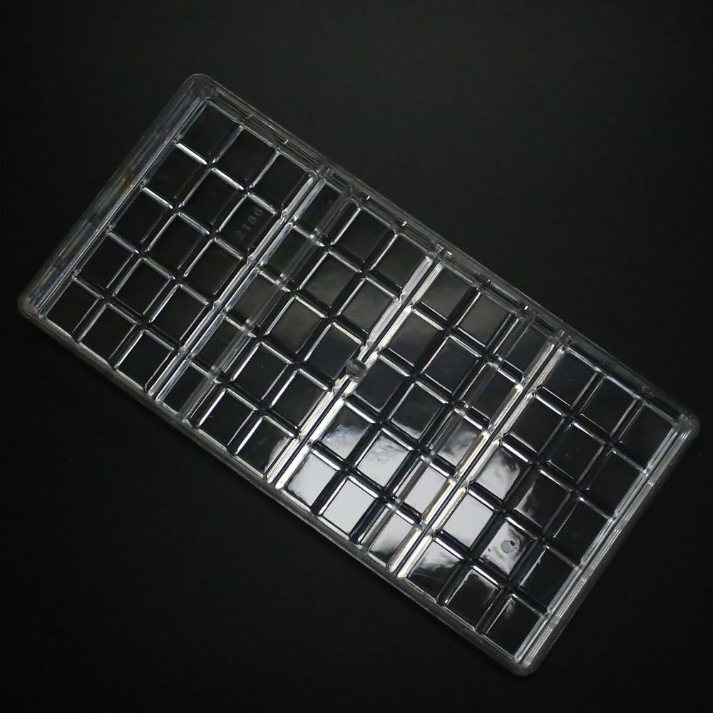 GRAINRAIN polycarbonate chocolate mold polycarbonate chocolate bar mould Clear hard plastic DIY candy pastry tools (19368)