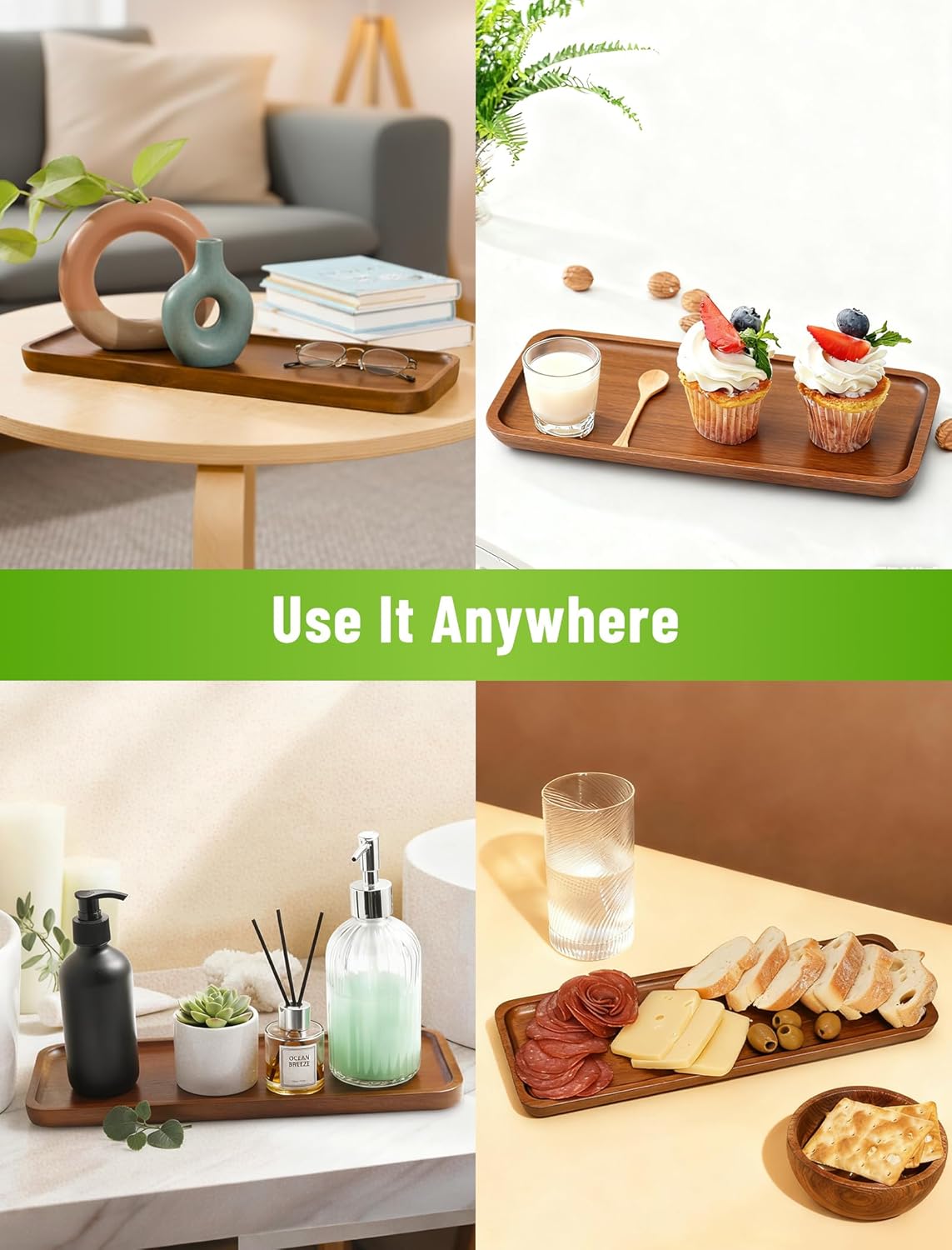 NiHome Acacia Wood Charcuterie Board