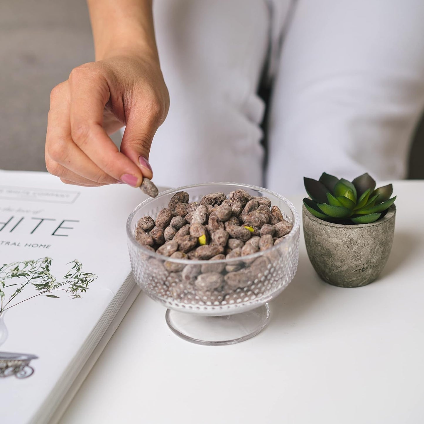 Nichols Farms Pistachios - Fresh Roasted No Shell Pistachio - Nutrient Rich Nuts Snack Packs - Non-GMO, California Grown - Healthy, Wonderful Tasting, Party Snack - (Cocoa Cookie)