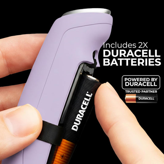 Zulay Kitchen Patented Tornado Triple Whisk Milk Frother with 4 Duracell Batteries – Handheld Foam Maker for Coffee, Lattes, Matcha & Hot Chocolate – Rich, Creamy Froth in Seconds