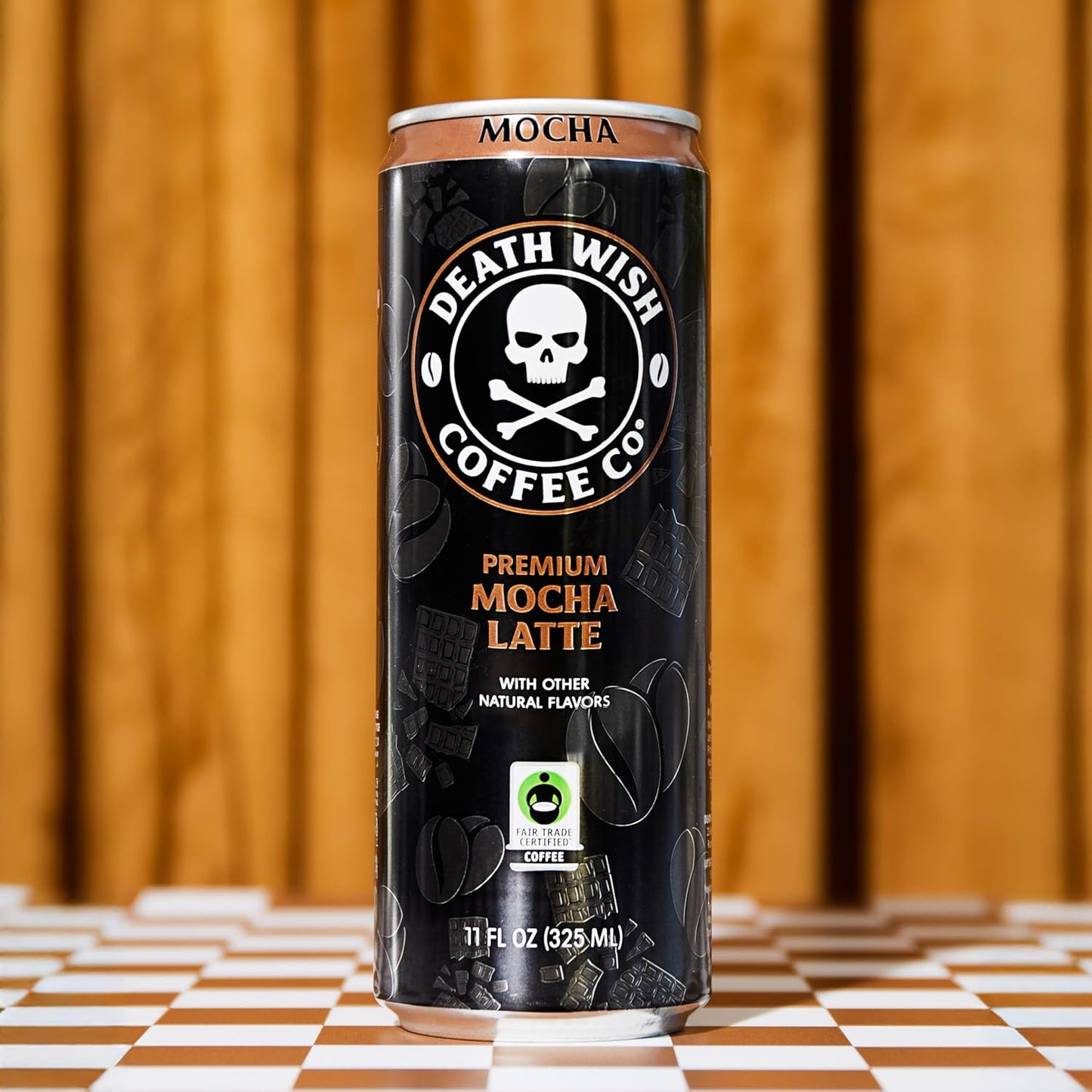 Death Wish Coffee, Iced Coffee Cold Brew, 8g Protein, Fair Trade (Mocha Latte)