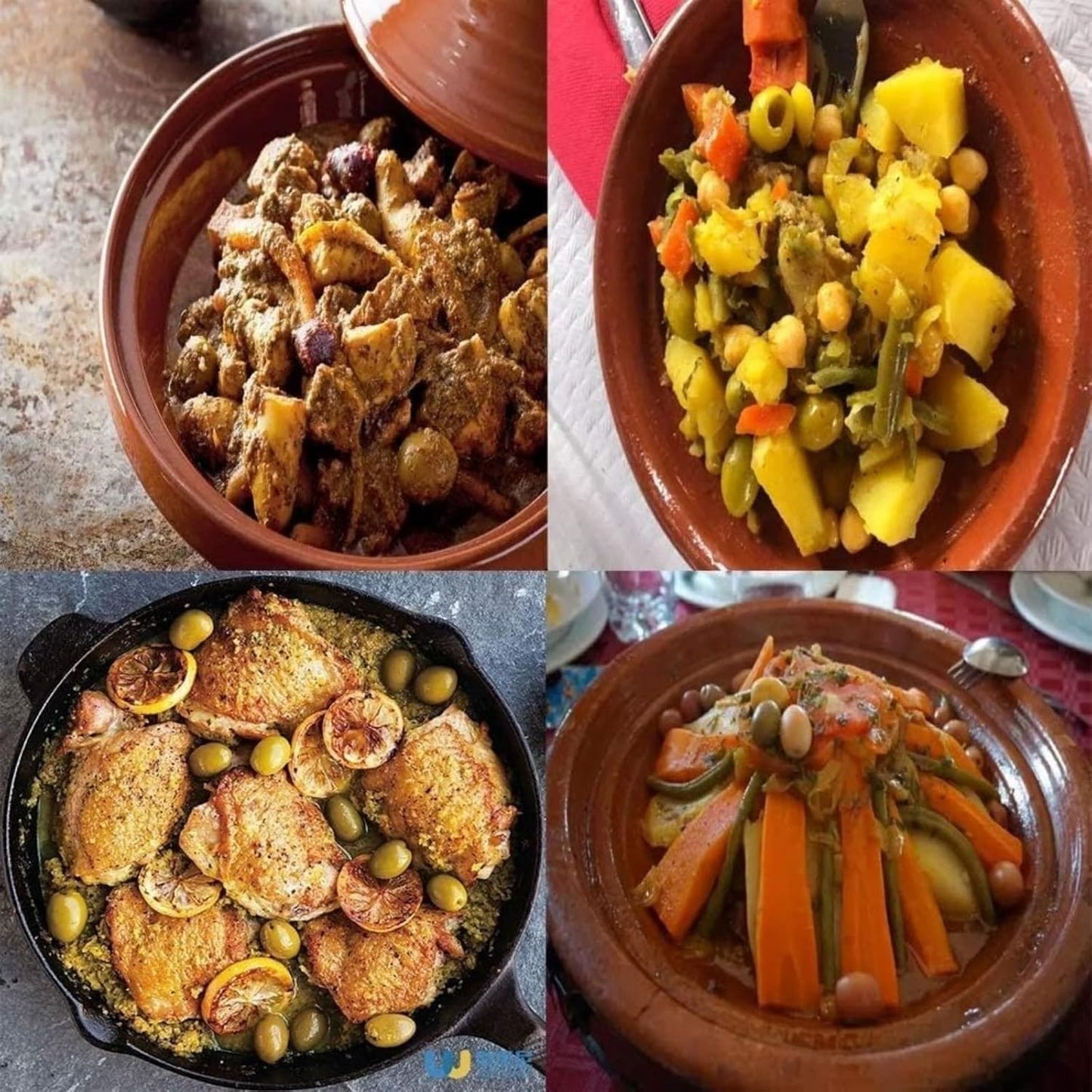 10in Ceramic Tagine Pot with Enameled Cast Iron Base and Cone-Shaped Lid for Braising Slow Cooking Clay Pot Induction Cooker (Purple)