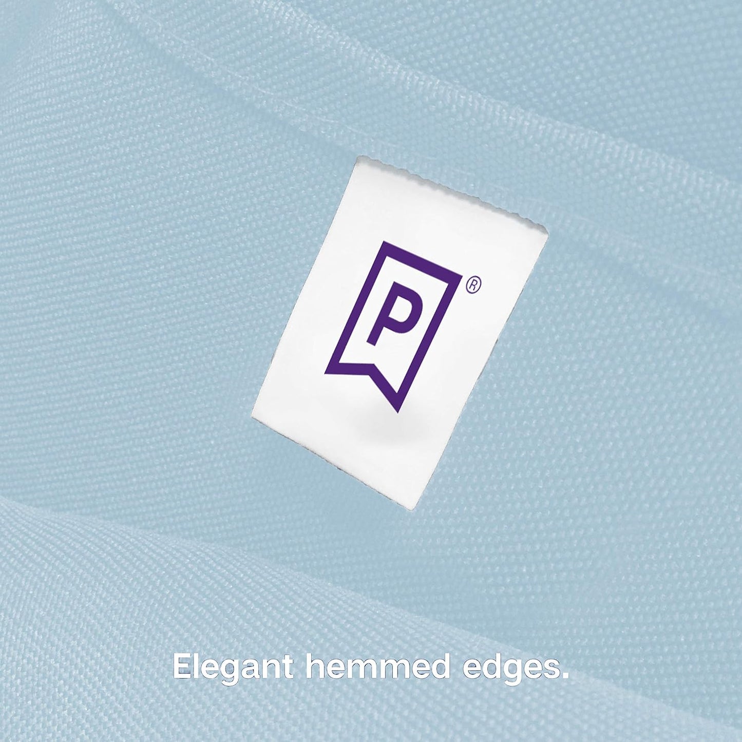 Gee Di Moda Cloth Napkins - 17 x 17 Inch Baby Blue Dinner Napkins - Set of 12 Soft & Absorbent Washable Fabric Cloth Table Napkins with Hemmed Edges for Hotel Restaurant, Holiday Parties & Wedding