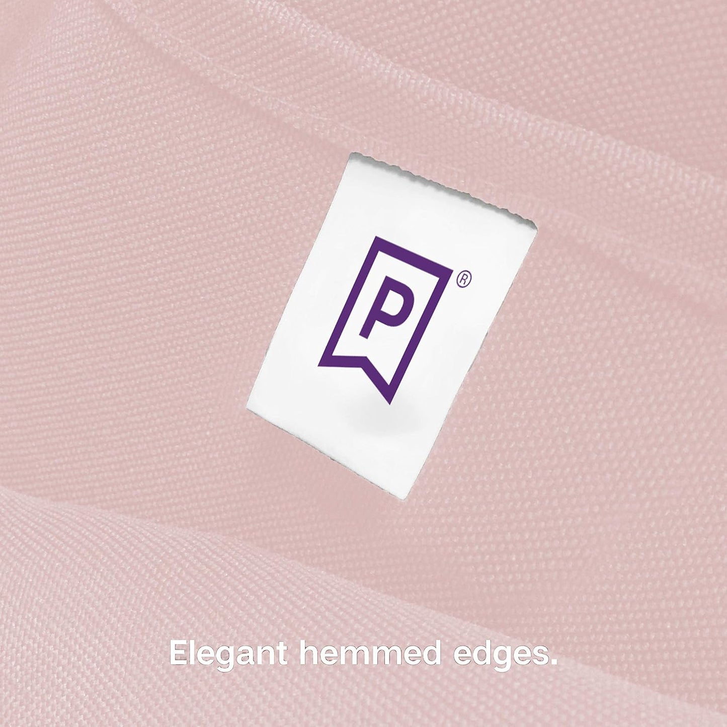 Gee Di Moda Cloth Napkins - 17 x 17 Inch Pink Dinner Napkins - Set of 12 Soft & Absorbent Washable Fabric Cloth Table Napkins with Hemmed Edges for Hotel Restaurant, Holiday Parties & Wedding