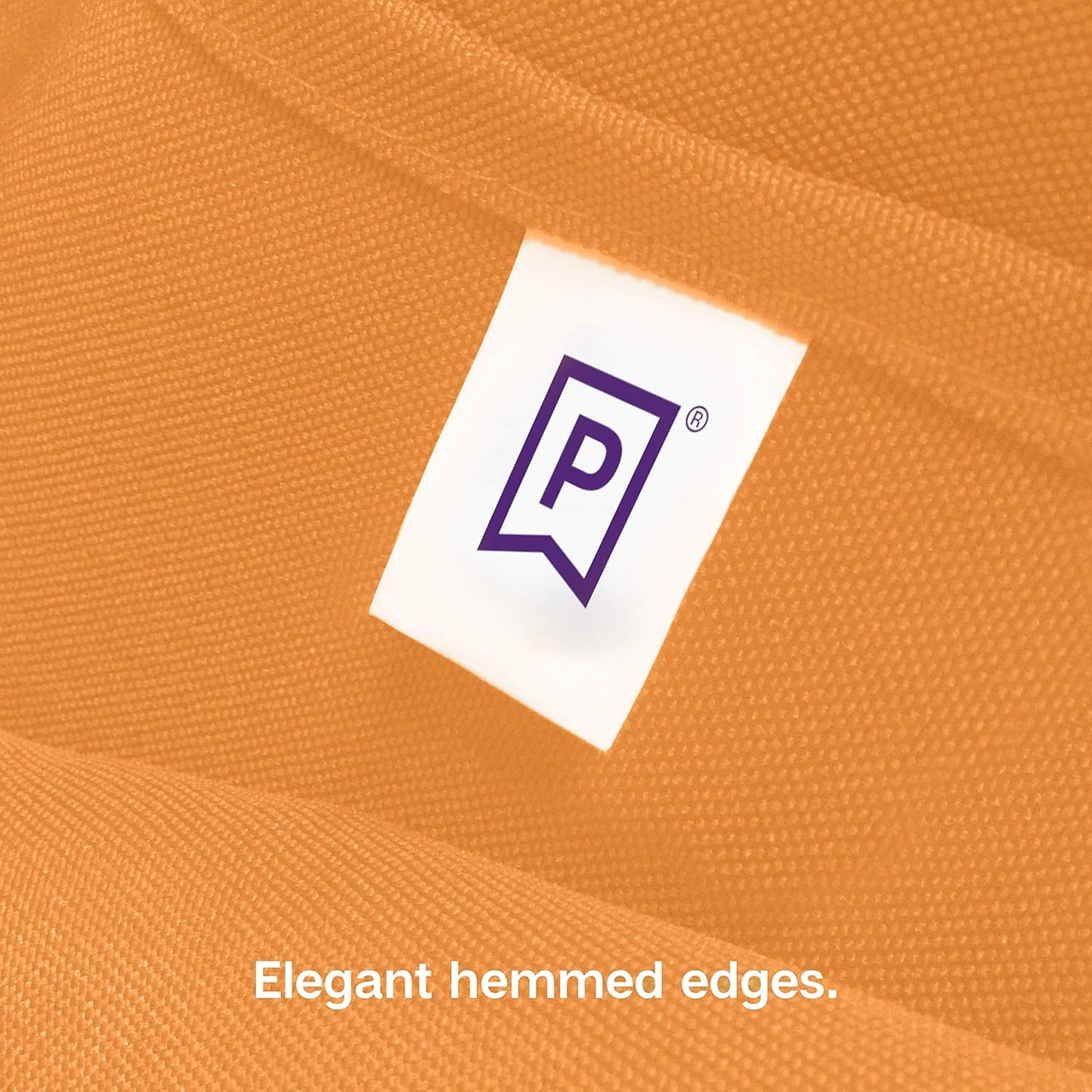 Gee Di Moda Cloth Napkins - 17 x 17 Inch Orange Dinner Napkins - Set of 12 Soft & Absorbent Washable Fabric Cloth Table Napkins with Hemmed Edges for Hotel Restaurant, Holiday Parties & Wedding