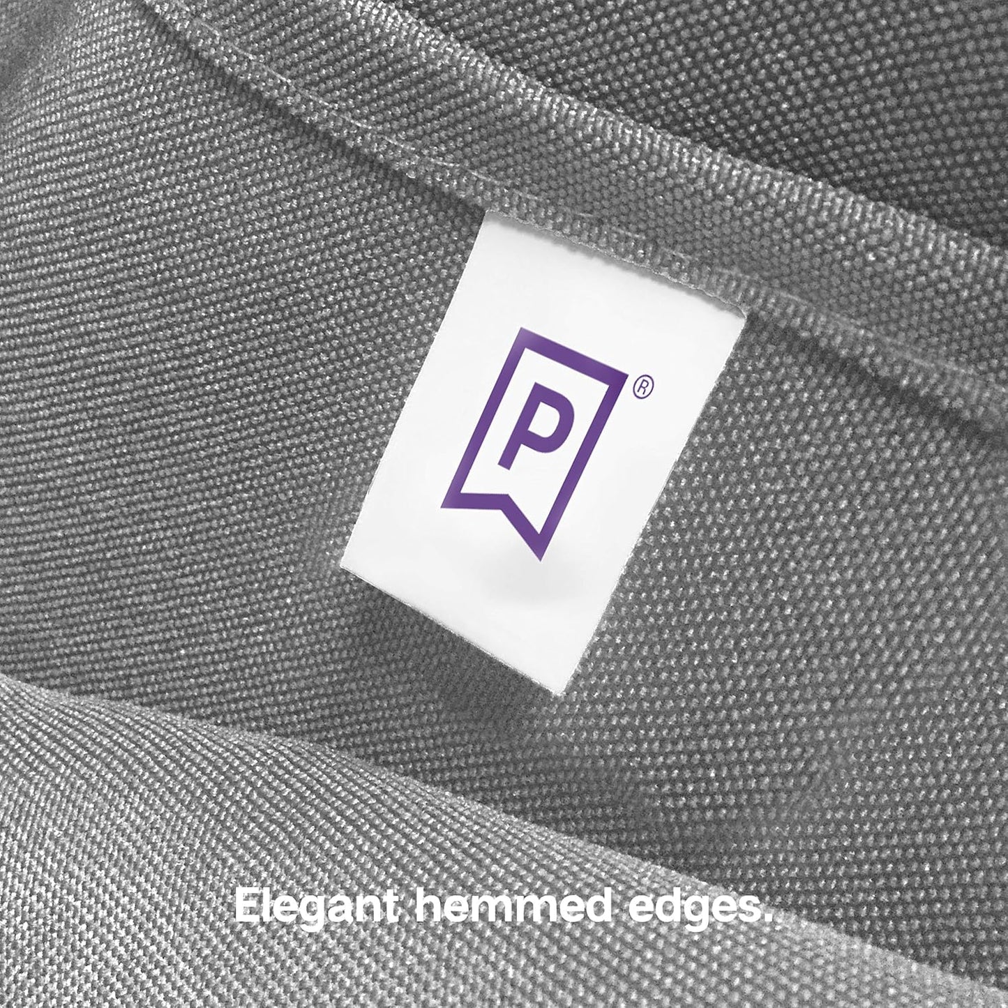 Gee Di Moda Cloth Napkins - 17 x 17 Inch Charcoal Dinner Napkins - Set of 12 Soft & Absorbent Washable Fabric Cloth Table Napkins with Hemmed Edges for Hotel Restaurant, Holiday Parties & Wedding