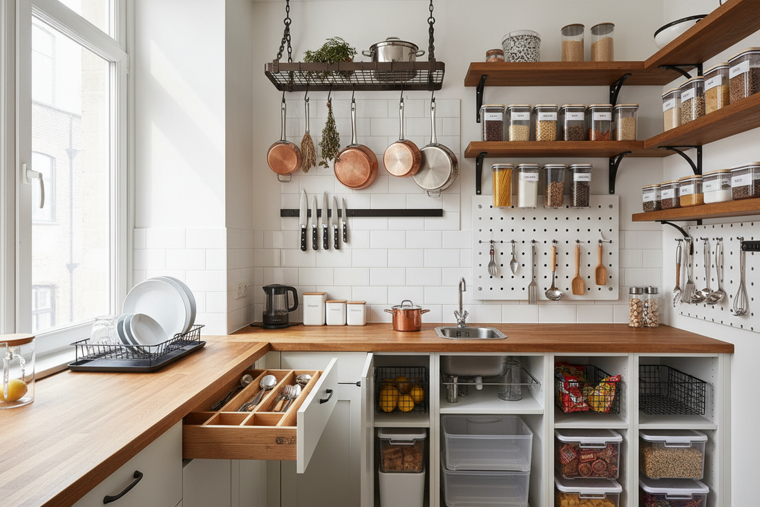 How to Organize Your Kitchen Like a Pro: Space-Saving Tips for Small Apartments