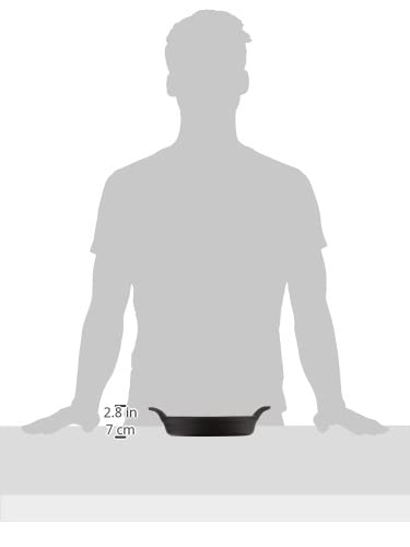 TableCraft Mini Oval Au Gratin Cookware, 24 oz, Black