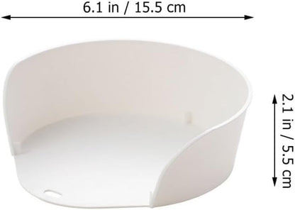 4Pcs Stackable Japanese Style Hot Pot Food Plates Multi-use Vegetable Tray Capacity Dining Ware for Family and Restaurant Food Storage and Serving