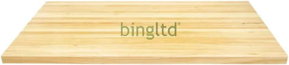 BingLTD - 72" L x 25" Rectangular Birch Butcher Block Standard Countertop with Edge Grain (CT7225-BR-CC)