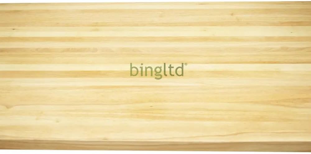 BingLTD - 72" L x 25" Rectangular Birch Butcher Block Standard Countertop with Edge Grain (CT7225-BR-CC)