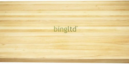 BingLTD - 72" L x 25" Rectangular Birch Butcher Block Standard Countertop with Edge Grain (CT7225-BR-CC)