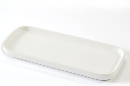 CosyCorner Ceramic Bathroom Tray, White, 9.8in x 3.9in x 0.7in