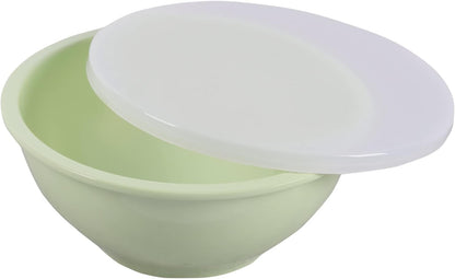 Melamine Mixing Bowls with Lids - 12 Piece Nesting Bowls Set 6 Bowls and 6 Lids, Mixing Bowl Set (Green Ombre)