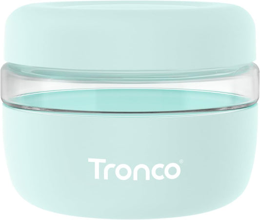 Tronco 16 oz Glass Food Storage Containers with Lids, Airtight, Leak & Spill Proof Glass Lunch Bowls for Meal Prep, Salad, Yogurt, Soup & Stew, Microwave & Dishwasher Safe, BPA-Free, Set of 1