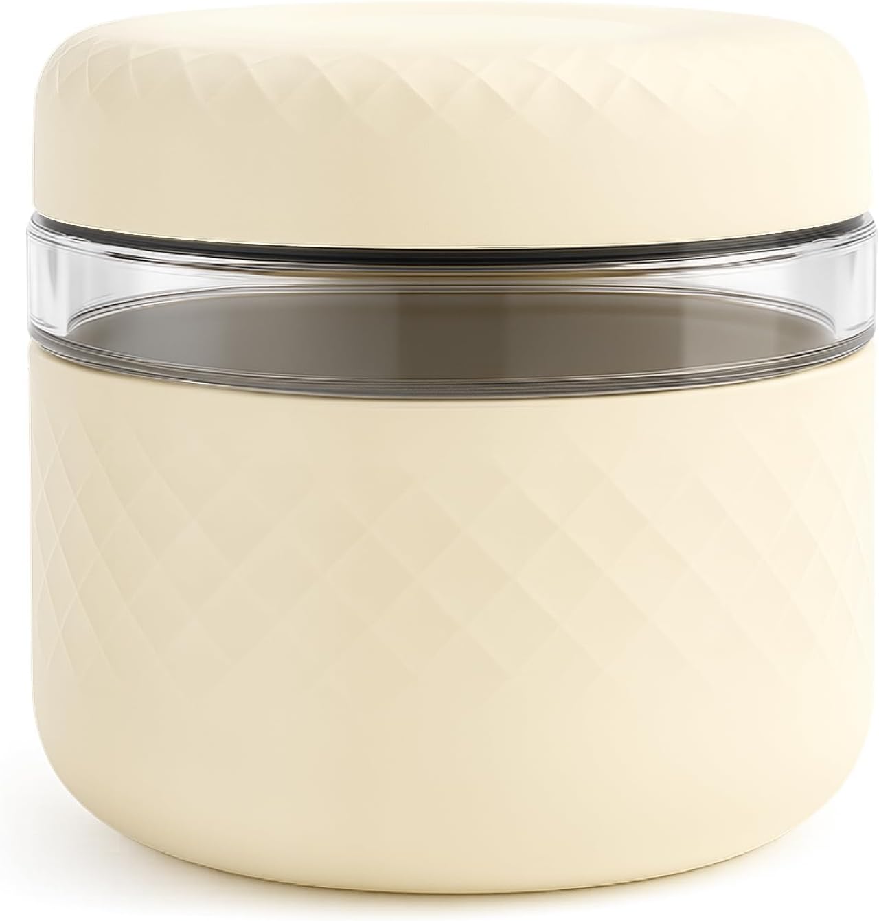 24 oz Glass Lunch Bowl Container with Lid | Leak & Spill Proof, BPA-Free, Microwave & Dishwasher Safe, Airtight Meal Prep & Food Storage Jar for Lunch, Salad, Soup, Overnight Oats, Stew, Yogurt