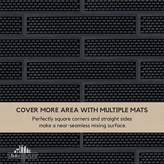Premium A Bar Above Heavy Duty Bar Mat, Food Safe Silicone Mat, Mats for Bartending and Coffee, Commercial Strength Bartender Accessories, Dish Drying Mats for Kitchen Counter, Barista Accessories