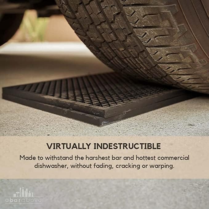 Premium A Bar Above Heavy Duty Bar Mat, Food Safe Silicone Mat, Mats for Bartending and Coffee, Commercial Strength Bartender Accessories, Dish Drying Mats for Kitchen Counter, Barista Accessories