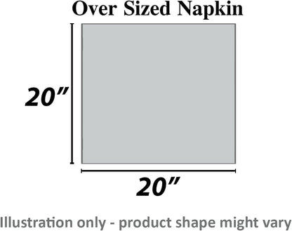 Urban Villa Cloth Napkins White Hemstitch Dinner Napkins Set of 12 (20X20) 100% Cotton Absorbent Washable Durable Reusable Ideal for Hotel Collection Christmas Parties Restaurant Lunch Dinner Napkins