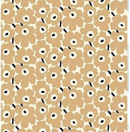 MARIMEKKO Pieni Unikko Pot Holder with Hanging Loop – Refine Your Kitchen Décor with Our Floral Pot Holders — Beige Pot Holders for Kitchen & Oven (8" L x 8" W)