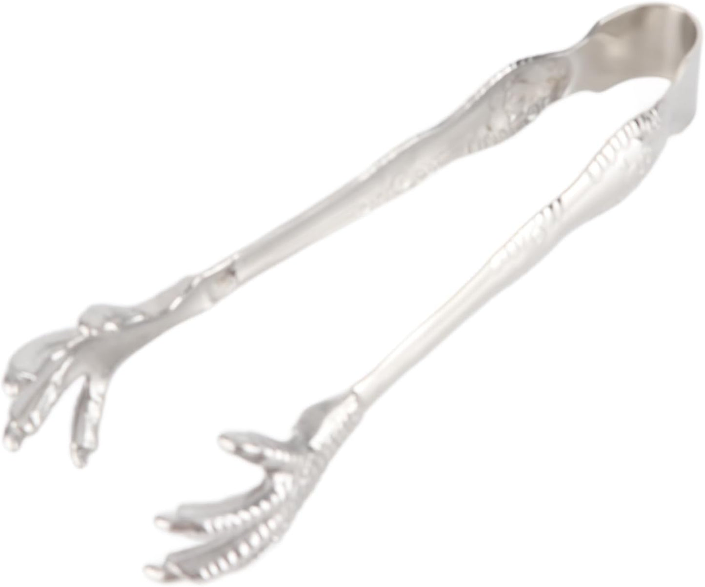 Eagle Claw Style Ice Tongs, Stainless Steel Prevents Slipping Eagle Claw Serving Tongs for Home Bar Sugar Cubes
