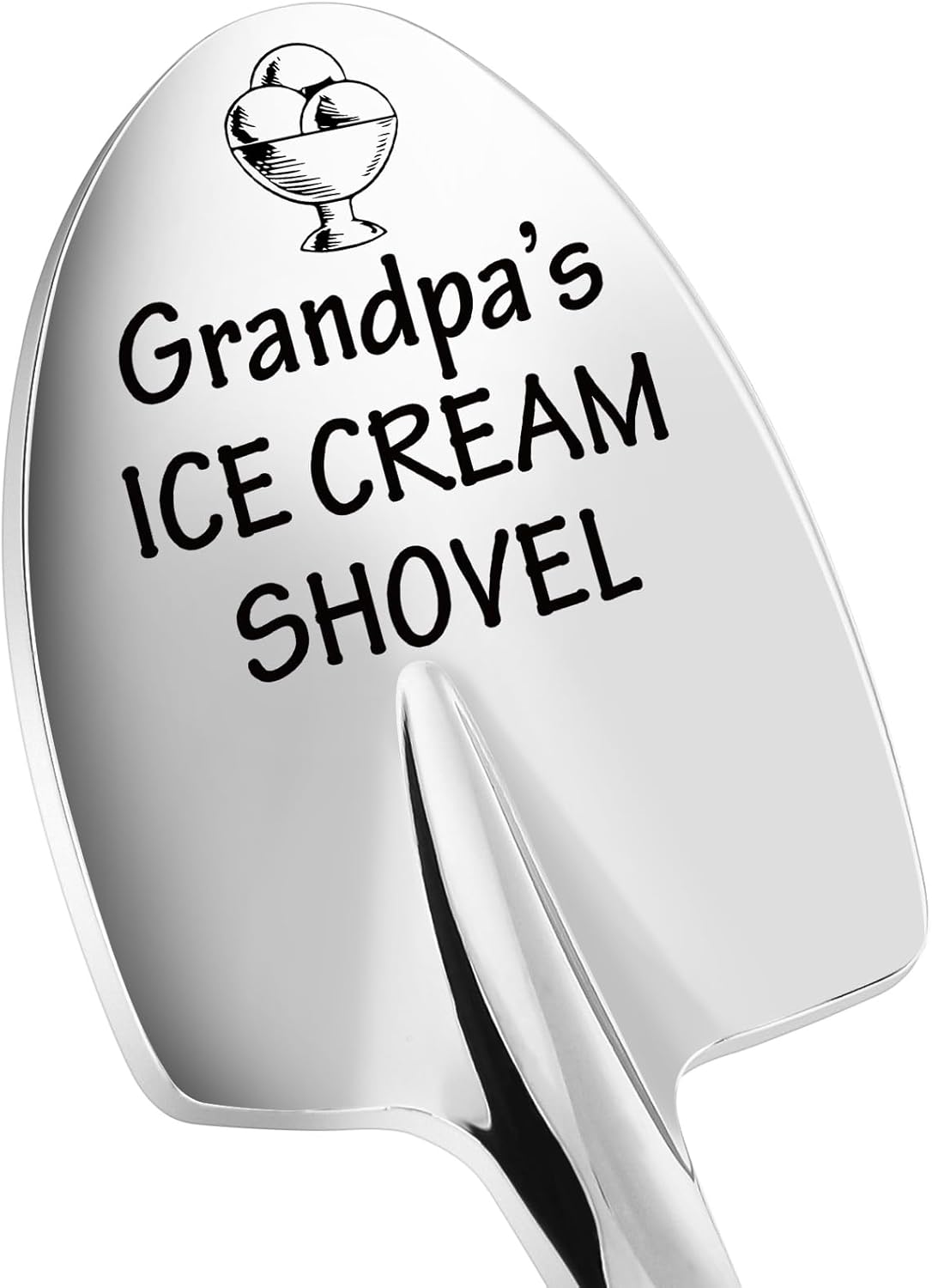 Christmas Unique Gifts for Grandpa from Grandkids - Funny Ice Cream Scoop Shovel Gifts for Grandfather, Pops, Daddy, Bonus Dad - Cute Christmas Stocking Stuffers for Grandpa's, Birthday Presents