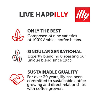 illy Ready To Drink Coffee – Latte Macchiato Cold Brew Cans - 100% Arabica - Smooth & Refreshing Taste - Convenient, Easy to Carry Drink with Milk – 8.5 oz., 12 Pack