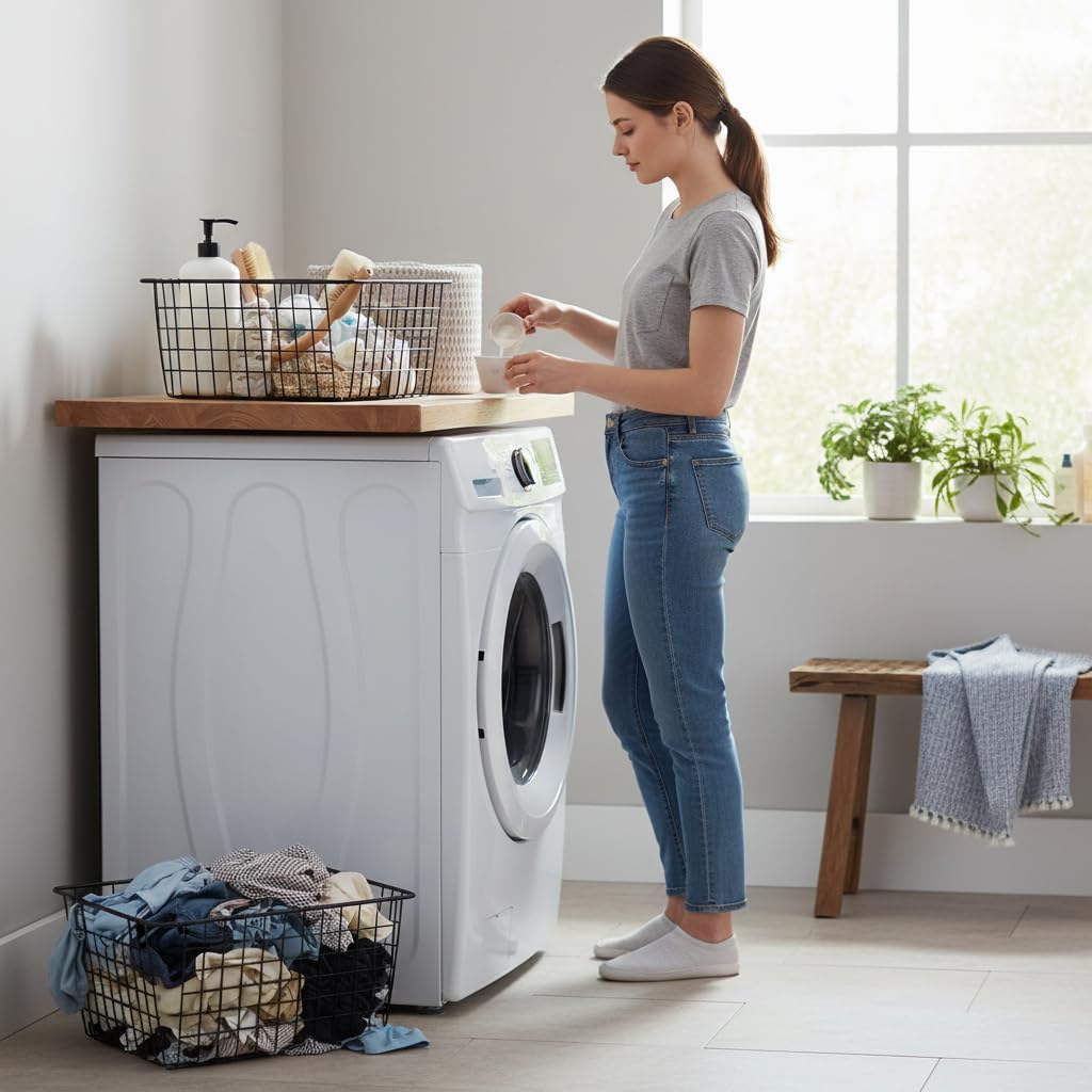 Kitchen Wire Baskets Farmhouse Decor Metal Food Storage Organizer,Household Refrigerator Bin with Built-in Handles for Cabinets,Pantry,Bathroom,Black