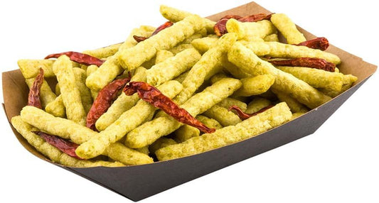 Restaurantware Bio Tek 1/2 Pound Food Boats 50 Disposable Paper Food Trays - Heavy-Duty Greaseproof Black Paper Food Boats For Snacks Appetizers Or Treats Use At Parties Or Carnivals