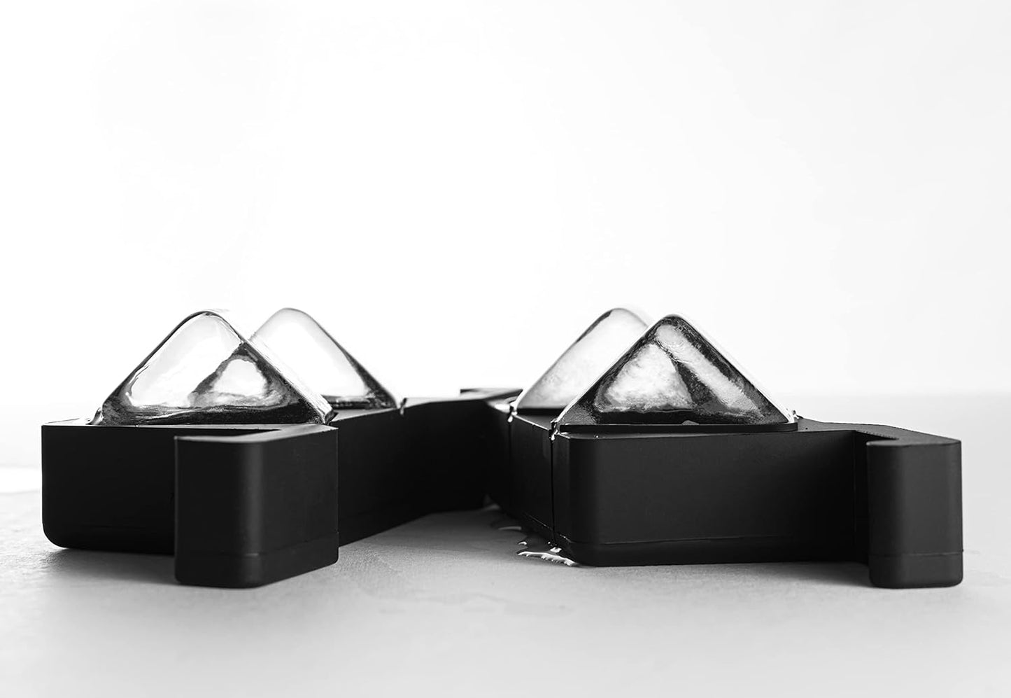 glacio Clear Ice Maker Set – Crystal Clear Ice Ball & Cube Molds for Whiskey and Cocktails | Dilution-Free Directional Freezing Design | Easy Removal