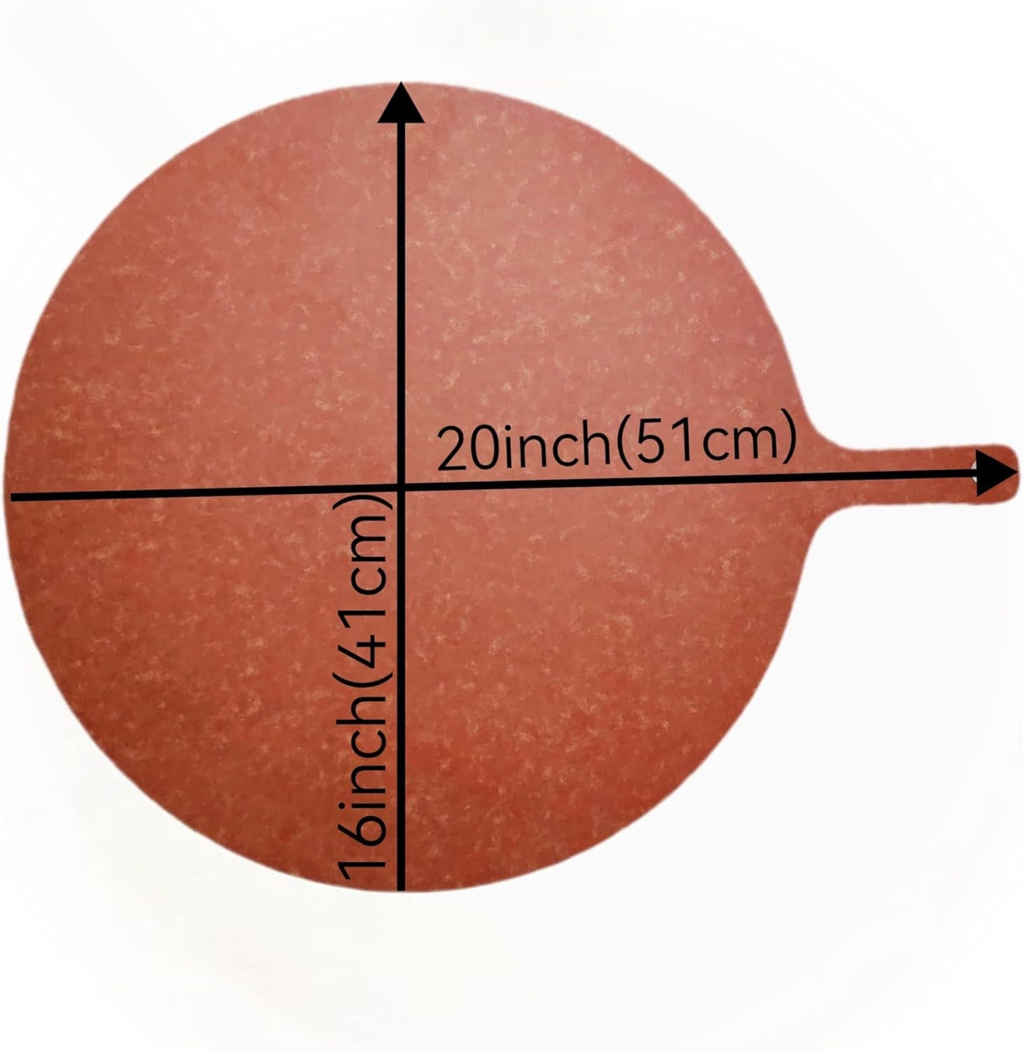 Pizza board 20"X16"Round Cutting Board Cutting Boards Wood For Kitchen with Handle Pizza Peel