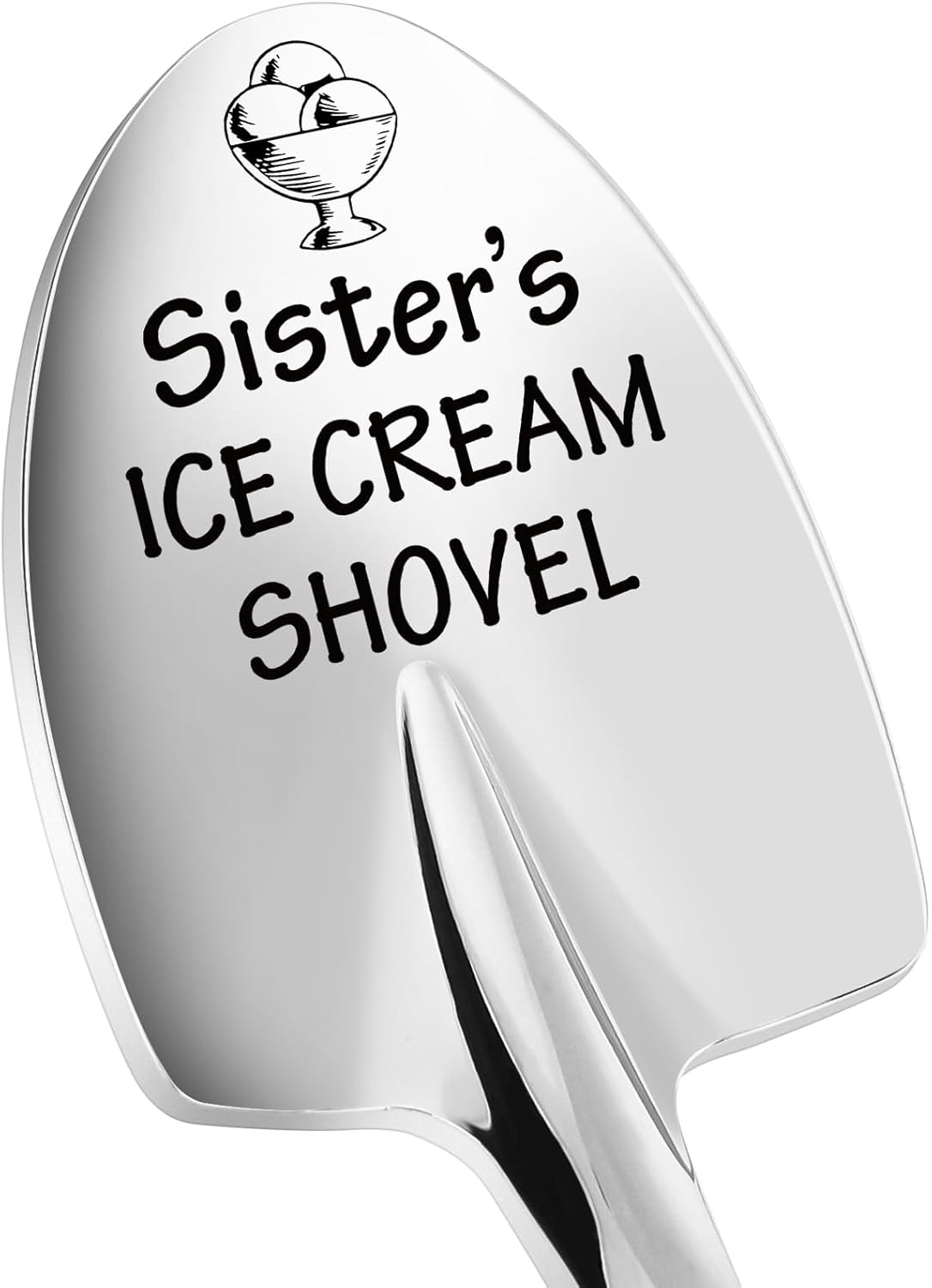 Funny Sister Gifts for Women Friend Sister Birthday Gifts for Sister from Sister Her Friendship Presents Sister Ice Cream Shovel Spoon for Little Sister