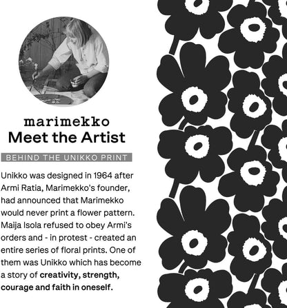 MARIMEKKO Pieni Unikko Pot Holder with Hanging Loop – Refine Your Kitchen Décor with Our Floral Pot Holders — Pink Pot Holders for Kitchen & Oven (8" L x 8" W)