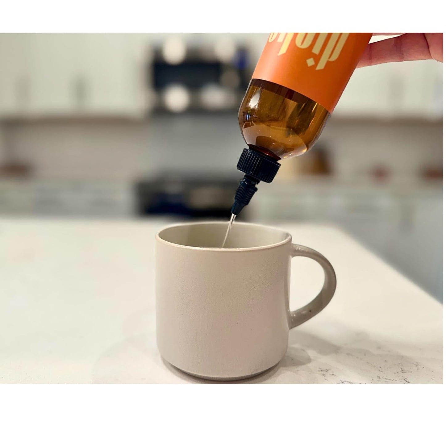 Dioko Simple Syrup, 12 fl. oz Premium Coffee & Dessert Syrup with Easy Pour Spout | No Artificial Dyes or Colors | Perfect for Lattes, Iced Coffee, Cocktails, Pancakes & More (Caramel)