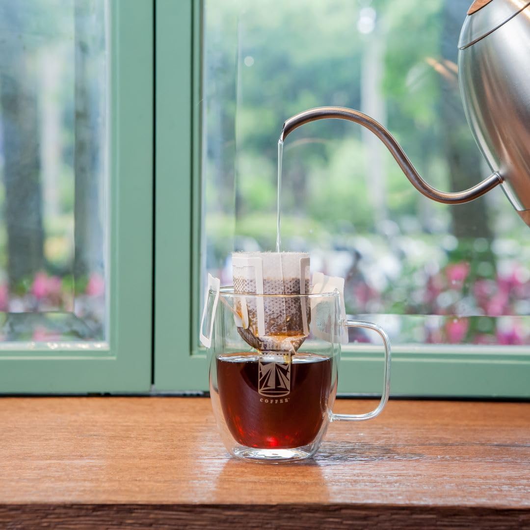 Tribo Coffee Single-Serve Portable Pour Over Drip Coffee - Double Variety - 2 Boxes (20 Servings)