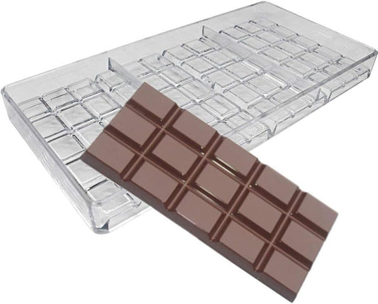 GRAINRAIN polycarbonate chocolate mold polycarbonate chocolate bar mould Clear hard plastic DIY candy pastry tools (19368)