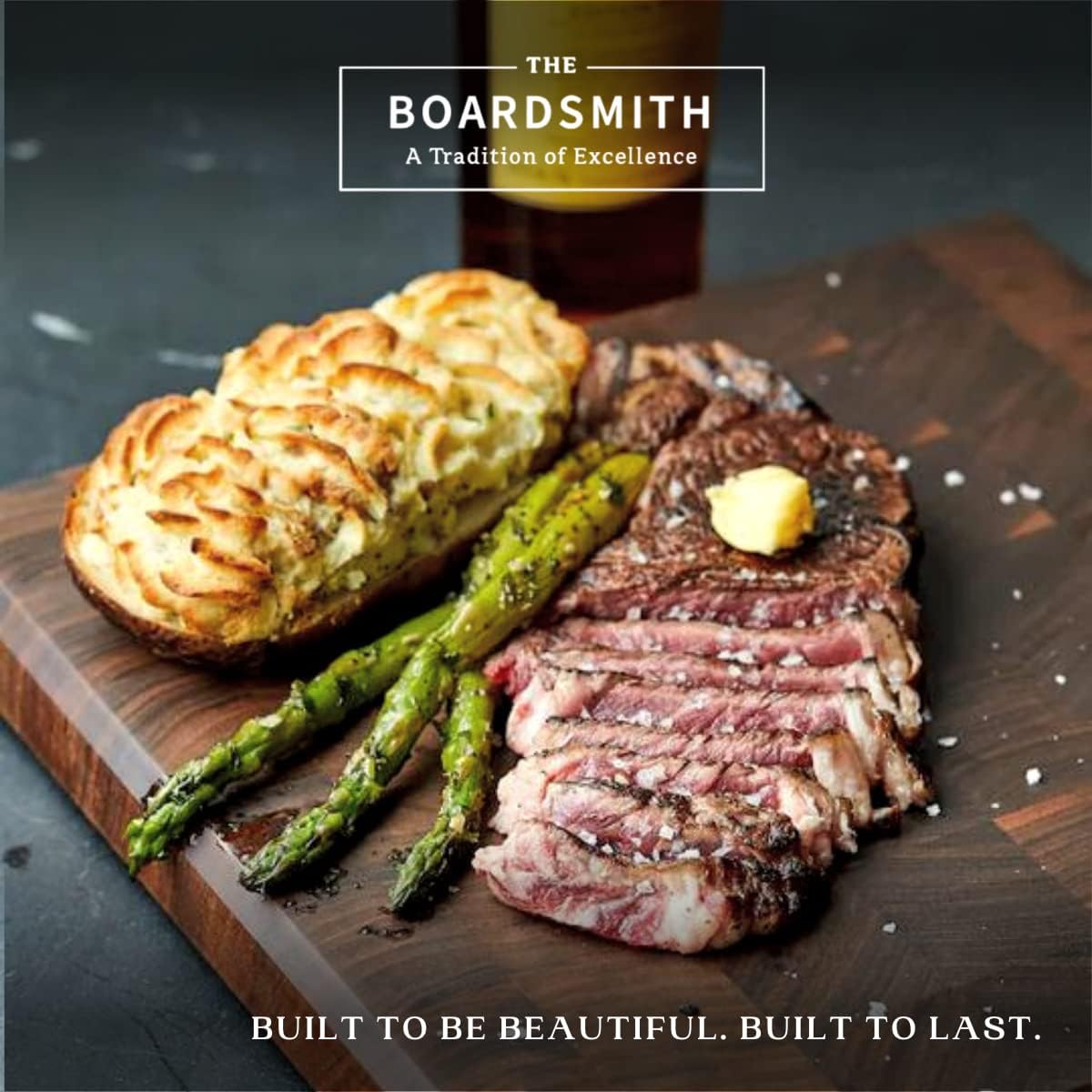 The Boardsmith Cutting Board Butter - Premium Cutting Board Wax made with Beeswax and Food Grade Mineral Oil - Butcher Block Conditioner that Restores and Protects