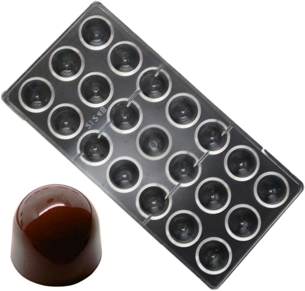 Grainrain polycarbonate chocolate mold polycarbonate chocolate bar mould Bullet Clear Hard Plastic candy pastry tools - Big Size (19322)