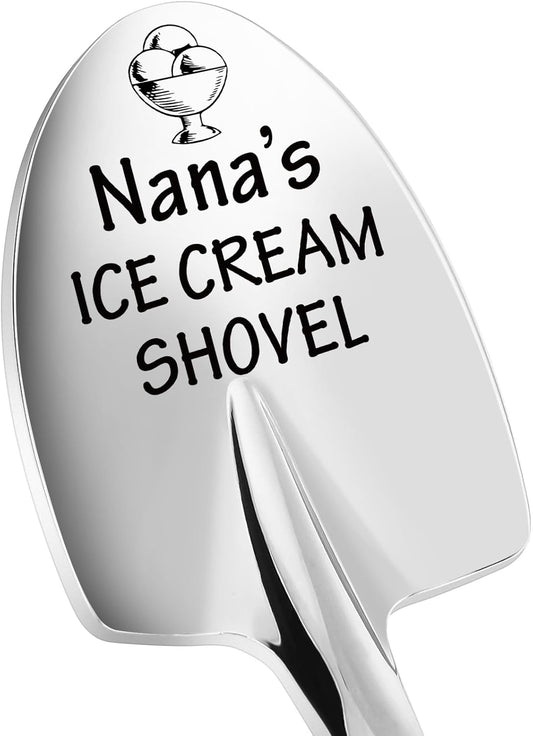 Christmas Unique Gifts for Grandma from Grandkids - Funny Ice Cream Scoop Shovel Gifts for Nana, Grandmother, Gigi, Granny - Cute Christmas Stocking Stuffers for Grandma's, Birthday Presents