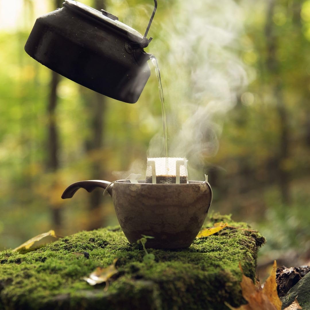 Tribo Coffee Single-Serve Portable Pour Over Drip Coffee - Frontier Blend - 10 Servings (Dark Roast)